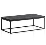 WOHNLING WL6.987 Couchtisch Schwarz 120 cm x 60 cm x 40 cm