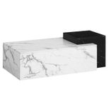 WOHNLING WL7.143 Couchtisch Weiß 120 cm x 60 cm x 40 cm