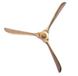 WOHNLING WL7.168 Deko Propeller Wand 85x85 cm Gold