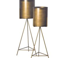 WOHNLING WL7.171 Pflanzgefäß 2er Set Gold