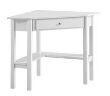 WOHNLING WL7.220 Schreibtisch 76x76x76 cm Weiß MDF