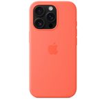 Apple iPhone 16 Pro Silikon Case mit MagSafe, mandarine