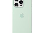 Apple iPhone 16 Pro Silikon Case mit MagSafe, aquamarin