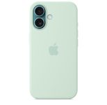 Apple iPhone 16 Silikon Case mit MagSafe, aquamarin