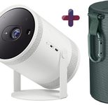 Samsung The Freestyle SP-LFF3C 2nd Gen. tragbarer DLP Beamer 550 LED Lumen inkl. Freestyle Case VG-SCLA00G