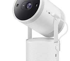 Samsung The Freestyle SP-LFF3C 2nd Gen. tragbarer DLP Beamer 550 LED Lumen inkl. Akku Base