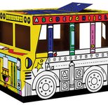 Bankers Box Ausmalbild Spielhaus Bus