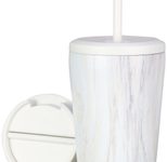 Milu Isolierbecher pink marble 0,4 l