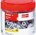 fischer SX Plus Spreizdübel 8 x 40 mm, 80 Stück