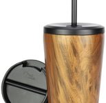 Milu Isolierbecher Holzoptik 0,5 l