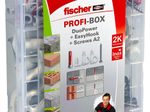 fischer Profi-Box - DuoPower + EasyHook + S A2 Dübel- und Schrauben-Sortiment 128 Stück