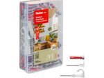 fischer Profi-Box - DuoPower + EasyHook + S A2 Dübel- und Schrauben-Sortiment 128 Stück