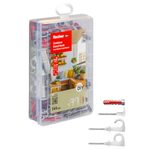 fischer Profi-Box - DuoPower + EasyHook + S A2 Dübel- und Schrauben-Sortiment 128 Stück