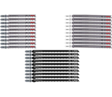 BOSCH PRO Wood and Metal Stichsägeblätter-Set 30 tlg.