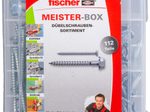 fischer Dübelschrauben-Sortiment Meister-Box 112-teilig