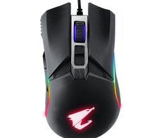 GIGABYTE AORUS M5 kabelgebundene Gaming Maus - mattschwarz
