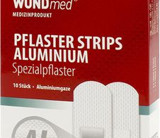 WUNDmed® Pflaster Aluminium grau 10 St.