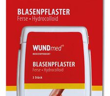 WUNDmed® Blasenpflaster Ferse transparent 3 Stück