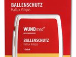WUNDmed® Blasenpflaster Ballenschutz Hallux Valgus transparent 3 St.