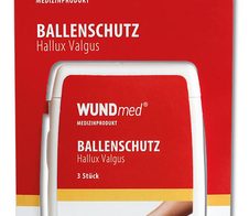 WUNDmed® Blasenpflaster Ballenschutz Hallux Valgus transparent 3 St.