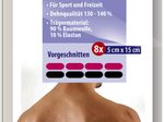 WUNDmed® Kinesiologie Tape Rücken schwarz 8 St.
