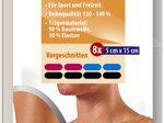 WUNDmed® Kinesiologie Tape Hand- und Kniegelenk schwarz 8 St.