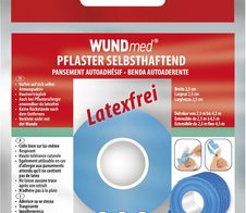 WUNDmed® Pflaster Kohäsiv blau 1 Rolle
