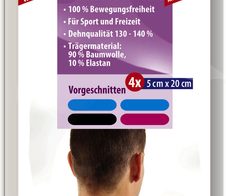 WUNDmed® Kinesiologie Tape Schulter und Nacken blau 4 St.
