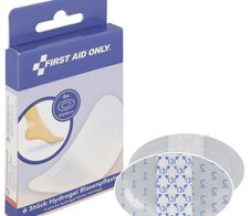 FIRST AID ONLY Blasenpflaster transparent 6,8 x 4,3 cm, 6 St.