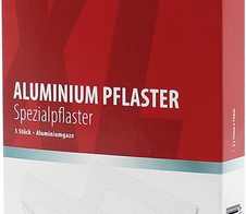 WUNDmed® Pflaster Aluminium XL grau 3 St.