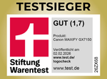 Stiftung Warentest Gut (1,7) Canon MAXIFY GX7150 - Testsieger