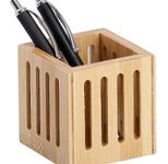 Zeller Stiftehalter Bambus 8,0 x 8,0 x 8,0 cm braun