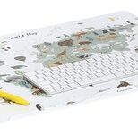 Zeller Weltkarte Schreibtischunterlage 60,0 x 45,0 cm