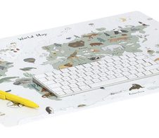 Zeller Weltkarte Schreibtischunterlage 60,0 x 45,0 cm