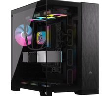 Corsair Zwei-Kammer PC Gehäuse 6500X Mid-Tower schwarz/obsidian aluminium