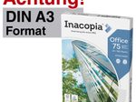 Inacopia Kopierpapier DIN A3 hochweiß 75 g/m²