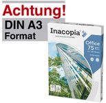 Inacopia Kopierpapier DIN A3 hochweiß 75 g/m²
