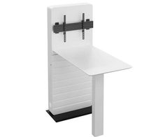 Hagor CON-Line® FS Table 32 - 55" Medienstele freistehend inkl. Stehtisch