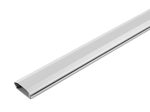 Hagor HA Cablecover Click 110 Silver  Aluminium Kabelkanal mit Klappdeckel
