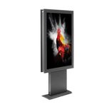 Hagor vis-it® HP Bolt-Down 43" Indoorstele Portrait inkl. Schutzglasscheibe