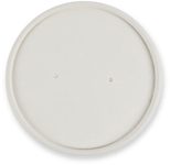 NATURE Star Deckel für Einweg-Suppenbecher, 9 cm, weiß
