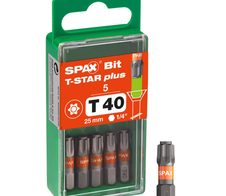 SPAX Bits T40 T-STAR Plus, 5St.