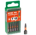 SPAX Bit T15 T-STAR Plus, 5St.