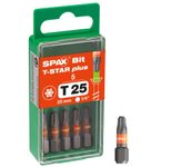 SPAX Bits T25 T-STAR Plus, 5St.