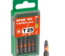 SPAX Bits T25 T-STAR Plus, 5St.