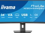 iiyama ProLite XCB3494WQSU-B1 Curved Monitor 86,7cm (34 Zoll)
