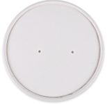 NATURE Star Deckel für Einweg-Suppenbecher, 9,70 cm, weiß