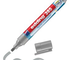 edding 385 Flipchart-Marker 1.0 - 5.0 mm silbergrau