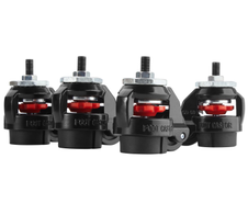 OPLite Feststellbare Lenkrollen für R8 Cockpit schwarz