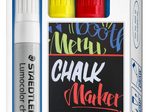 STAEDTLER Lumocolor chalk marker Kreidemarker. farbsortiert